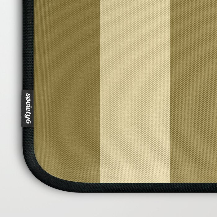 Strippy - Butter and Olive Laptop Sleeve Gallery Image 3