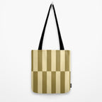 Strippy - Butter and Olive Tote Bag Gallery Image 2