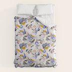 Abstract brush strokes splashes Duvet Cover Gallery Image 6