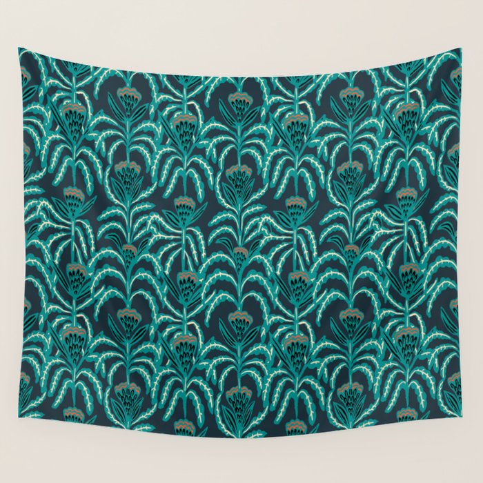MAISEY TEAL Wall Tapestry Gallery Image 1