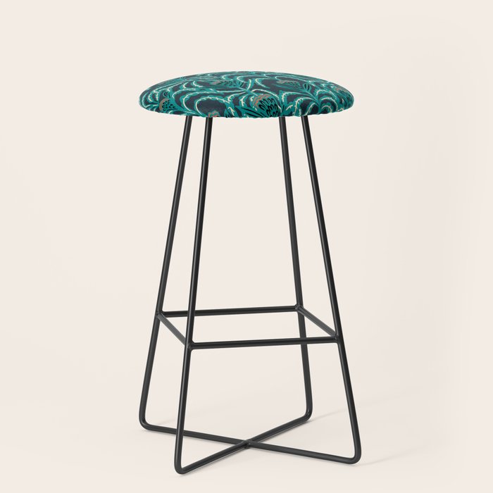 MAISEY TEAL Stool Gallery Image 1
