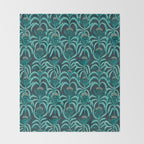 MAISEY TEAL Throw Blanket Gallery Image 2