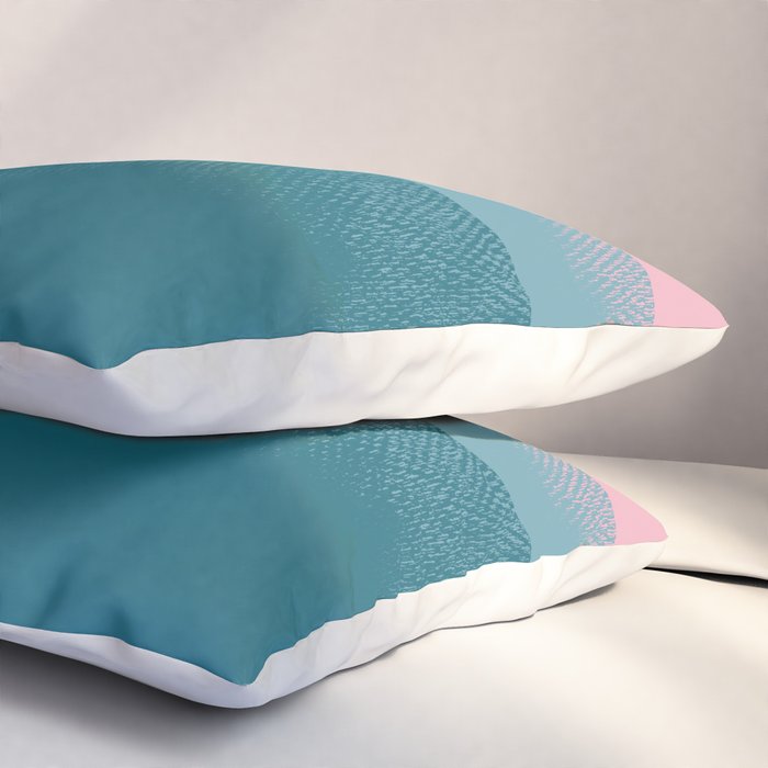 Pink Sun Pillow Sham Gallery Image 3