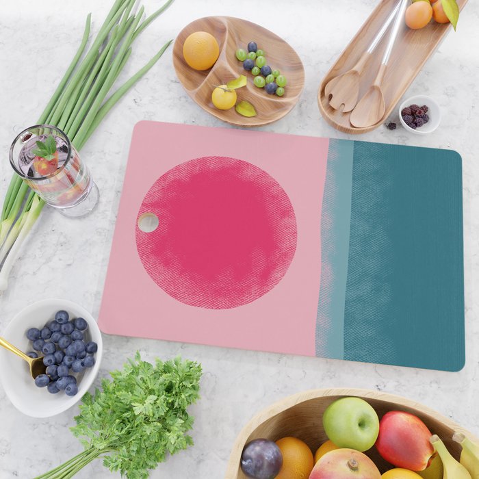 Pink Sun Cutting Board Gallery Image 2