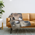 Arrangement In Skintones 23 Throw Blanket Gallery Image 1