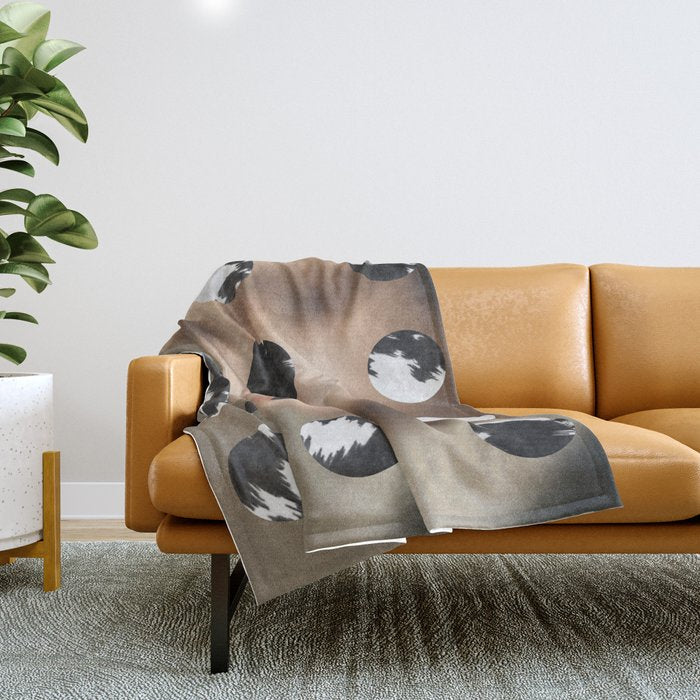 Arrangement In Skintones 23 Throw Blanket Gallery Image 1