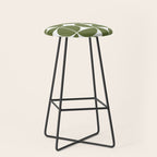 Mid Century Modern Geometric 04 Olive Green Stool Gallery Image 1