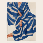 Blue Figurative Woman  Poster Gallery Image 4