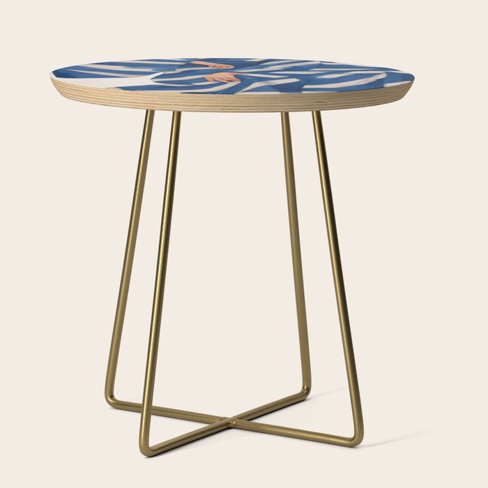 Blue Figurative Woman  Side Table Gallery Image 1