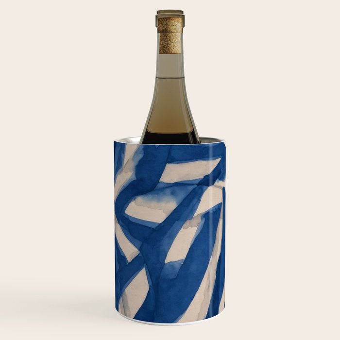 Blue Figurative Woman  Wine Chiller Gallery Image 3