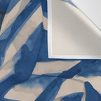Blue Figurative Woman  Wall Tapestry Gallery Image 3