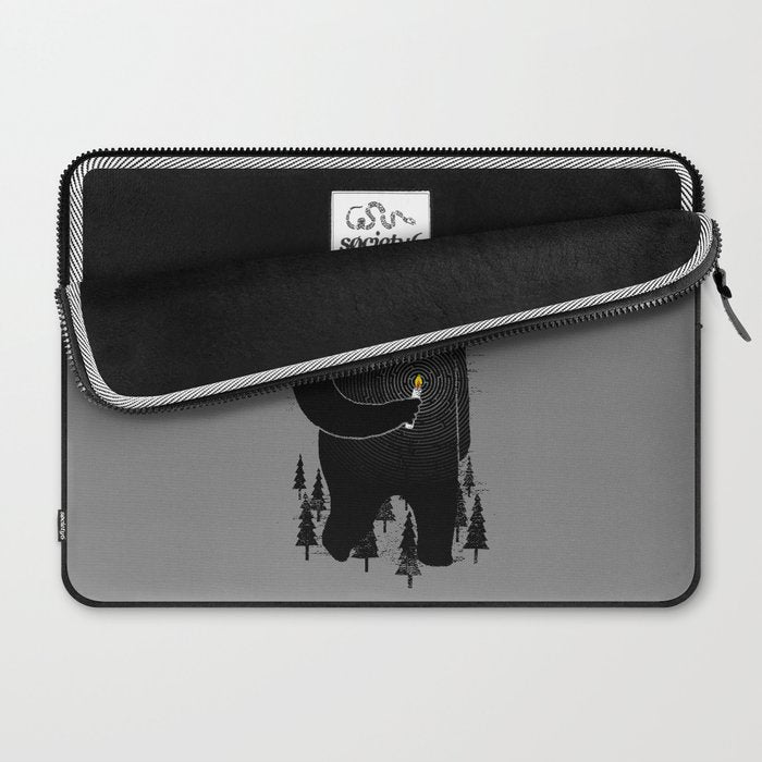 Lost in the wood Laptop Sleeve Gallery Image 2