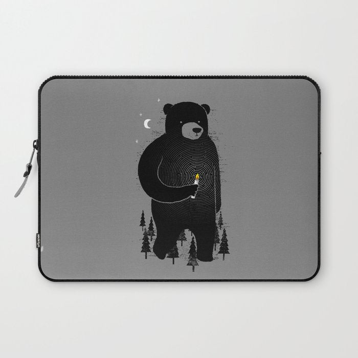 Lost in the wood Laptop Sleeve Gallery Image 1