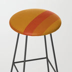 Retro Geometric Sunset Stool Gallery Image 2