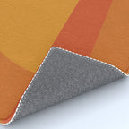 Retro Geometric Sunset Rug Gallery Image 4
