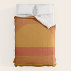 Retro Geometric Sunset Comforter Gallery Image 6