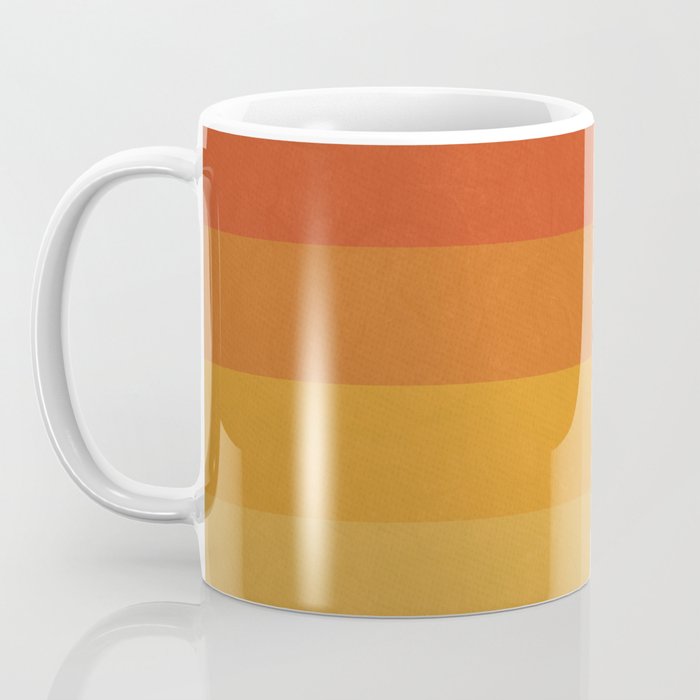 Retro Geometric Sunset Coffee Mug Gallery Image 3