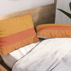 Retro Geometric Sunset Pillow Sham Gallery Image 2