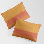 Retro Geometric Sunset Pillow Sham Gallery Image 3