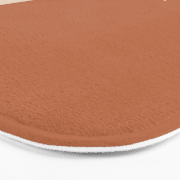 Moonrise Minimalism - Orange Bath Mat Gallery Image 3