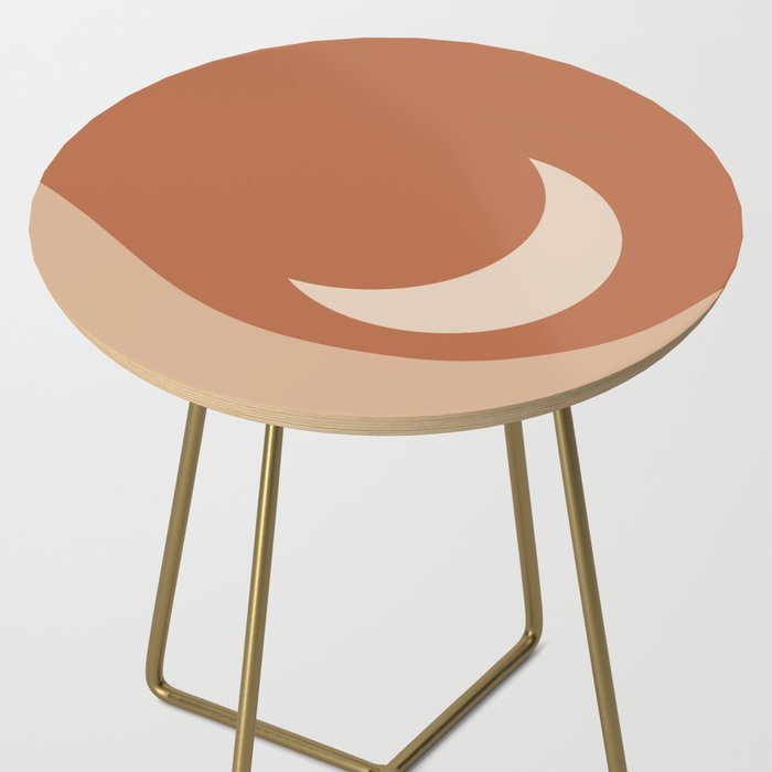 Moonrise Minimalism - Orange Side Table Gallery Image 2