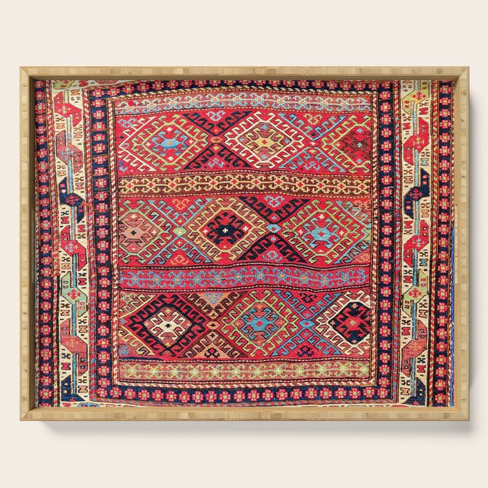 Shahsavan Azerbaijan Northwest Persian Bag Serving Tray Gallery Image 1