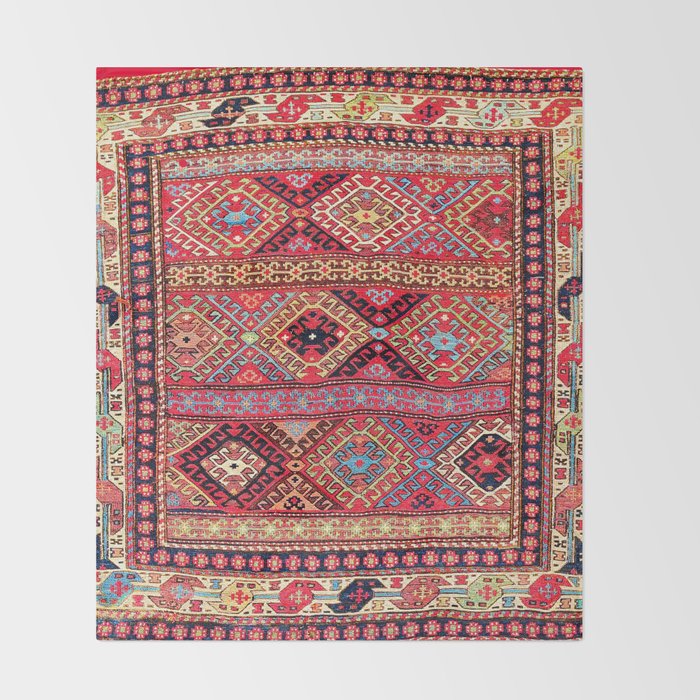 Shahsavan Azerbaijan Northwest Persian Bag Throw Blanket Gallery Image 2