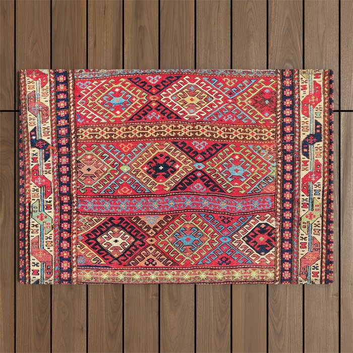 Shahsavan Azerbaijan Northwest Persian Bag Outdoor Rug Gallery Image 1