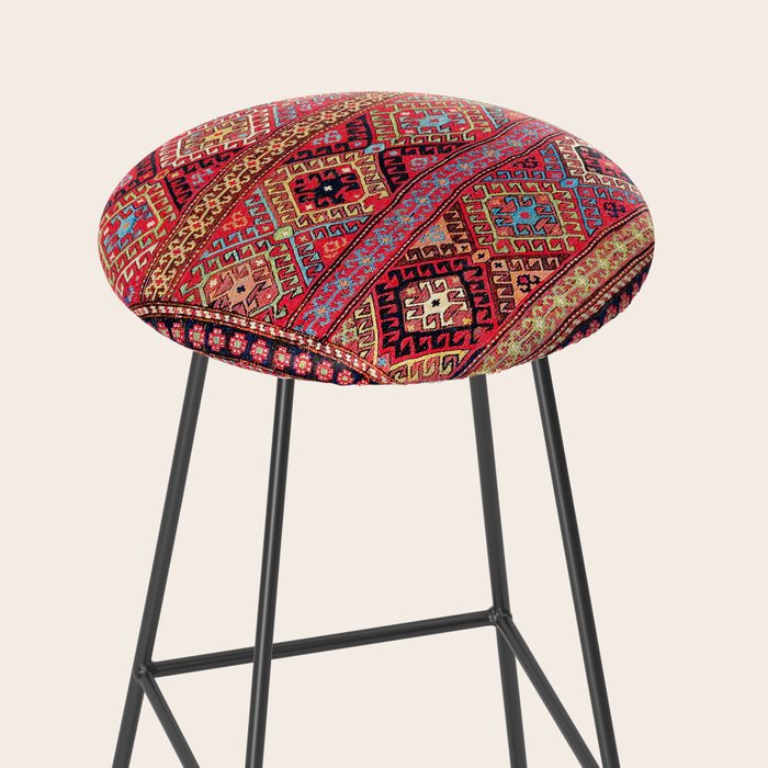 Shahsavan Azerbaijan Northwest Persian Bag Stool Gallery Image 2