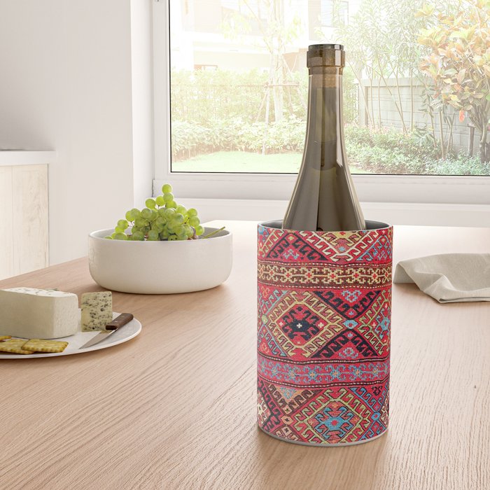 Shahsavan Azerbaijan Northwest Persian Bag Wine Chiller Gallery Image 4