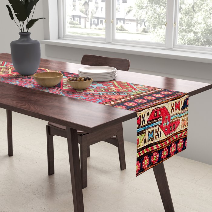 Shahsavan Azerbaijan Northwest Persian Bag Table Runner Gallery Image 2