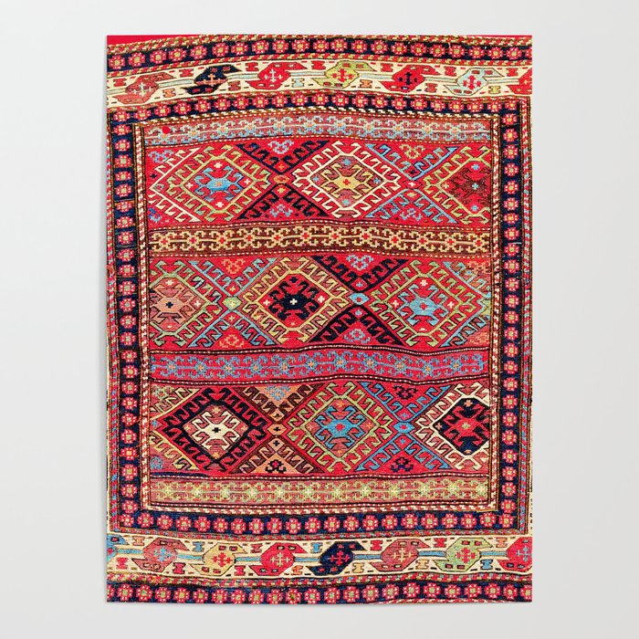 Shahsavan Azerbaijan Northwest Persian Bag Poster Gallery Image 4