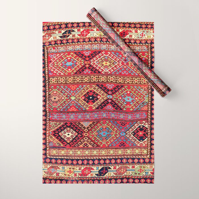 Shahsavan Azerbaijan Northwest Persian Bag Wrapping Paper Gallery Image 1