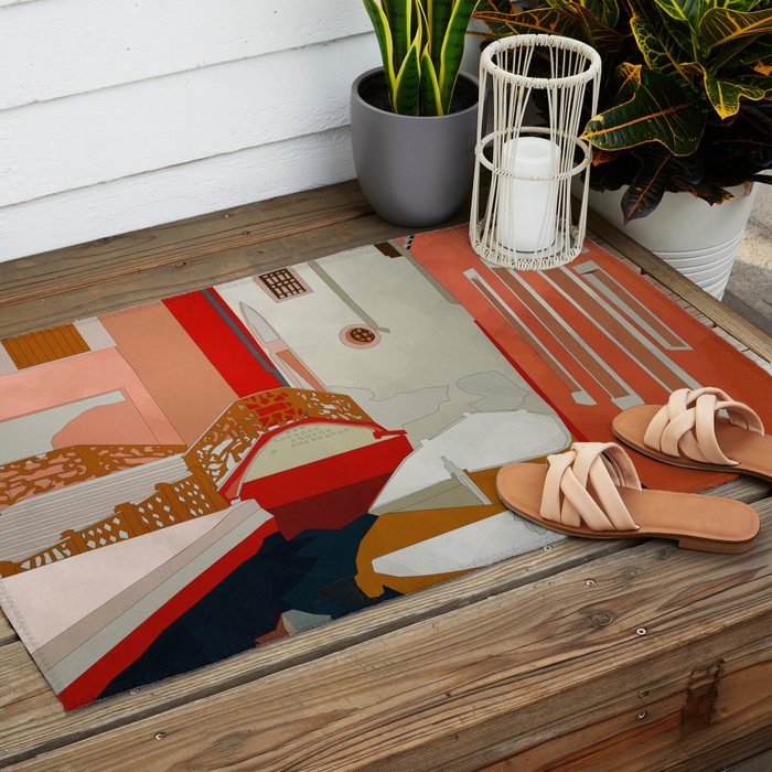italy venice canale Outdoor Rug Gallery Image 2
