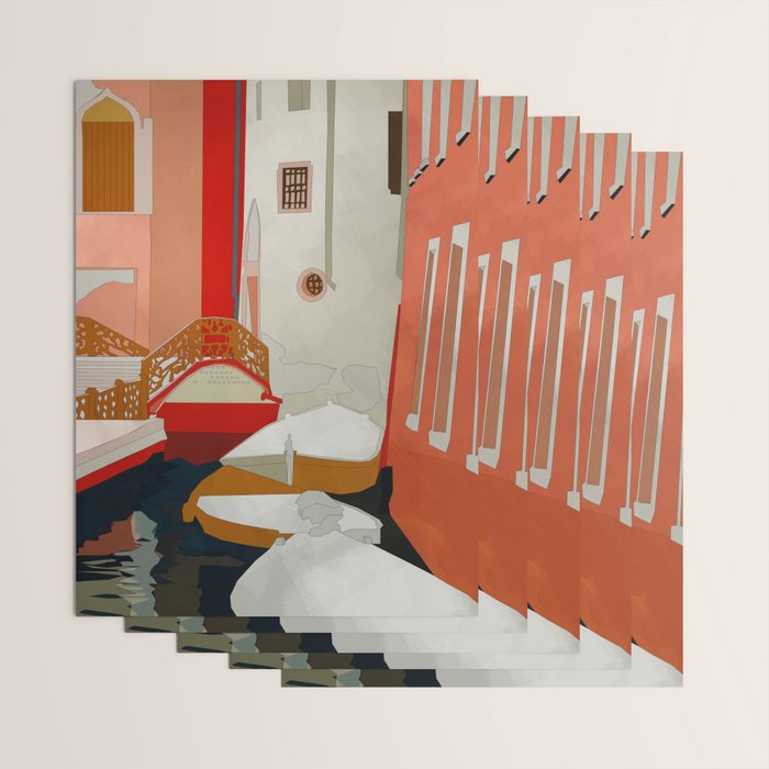 italy venice canale Wrapping Paper Gallery Image 3