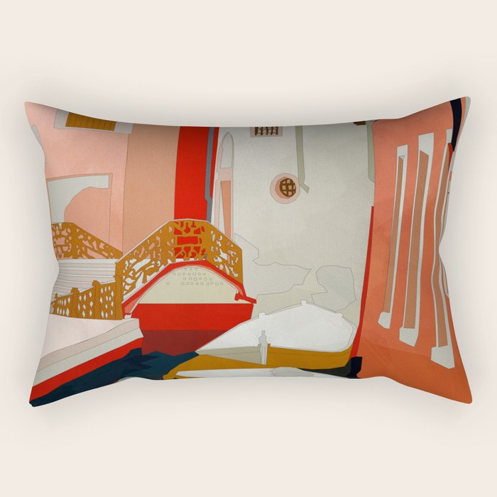italy venice canale Rectangular Pillow Gallery Image 2