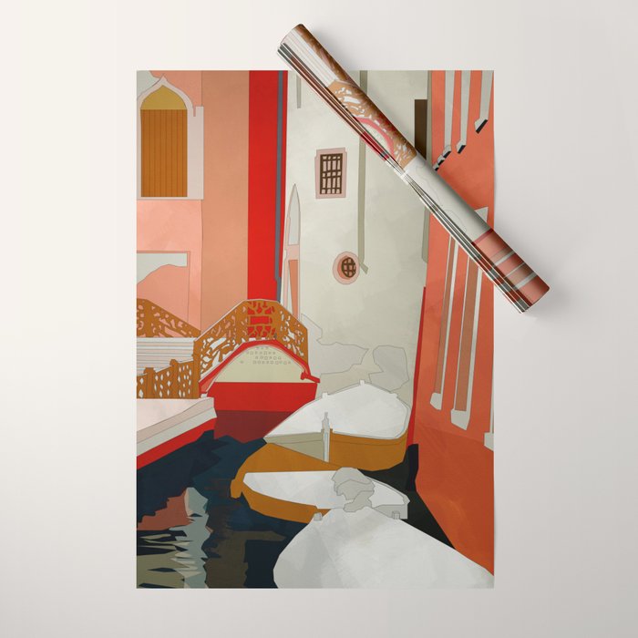 italy venice canale Wrapping Paper Gallery Image 1