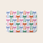 Coquette colorful bows Bath Mat Gallery Image 1