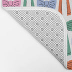 Coquette colorful bows Bath Mat Gallery Image 2