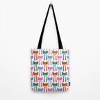 Coquette colorful bows Tote Bag Gallery Image 2