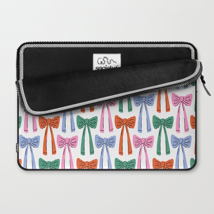 Coquette colorful bows Laptop Sleeve Gallery Image 2