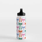 Coquette colorful bows Water Bottle Gallery Image 3