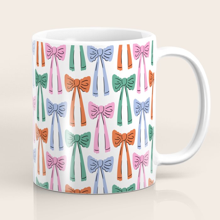 Coquette colorful bows Coffee Mug Gallery Image 1