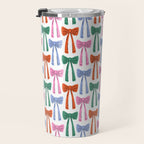 Coquette colorful bows Travel Mug Gallery Image 3