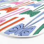 Coquette colorful bows Bath Mat Gallery Image 3