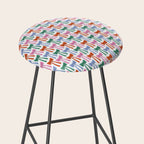 Coquette colorful bows Stool Gallery Image 2