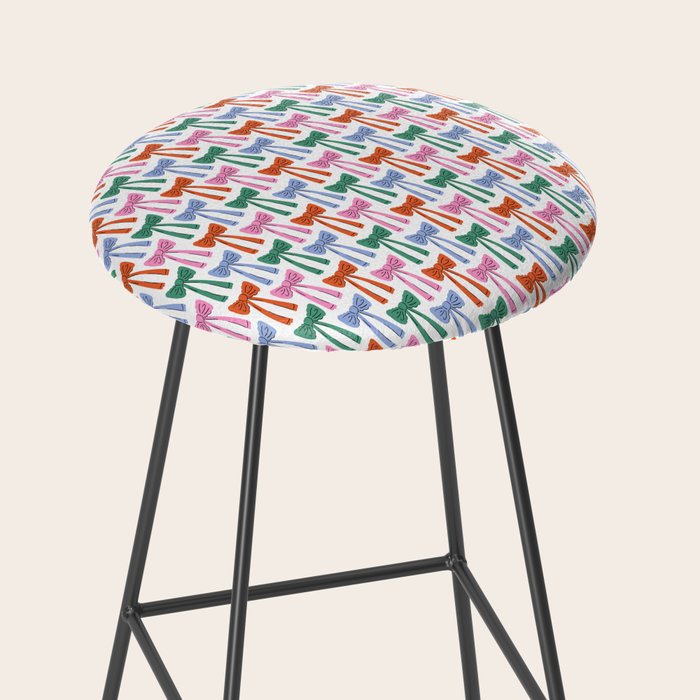 Coquette colorful bows Stool Gallery Image 2