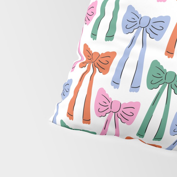 Coquette colorful bows Pillow Sham Gallery Image 4