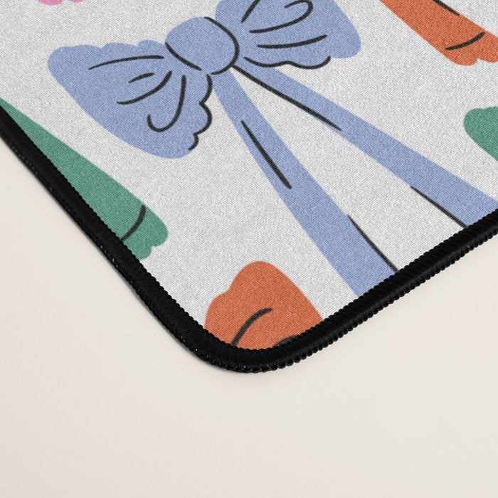 Coquette colorful bows Desk Mat Gallery Image 4
