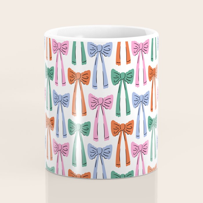 Coquette colorful bows Coffee Mug Gallery Image 4